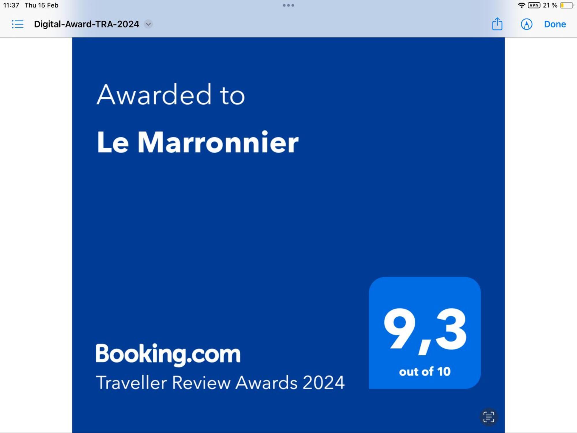 Le Marronnier Bed & Breakfast Saint-Genies-de-Fontedit Exterior photo